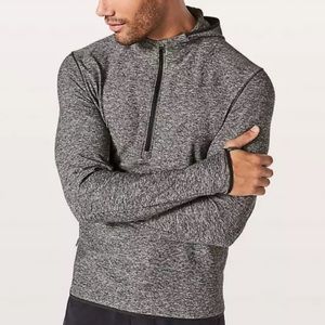Lululemon Men’s Black Surge Warm 1/2 Zip Hoodie M